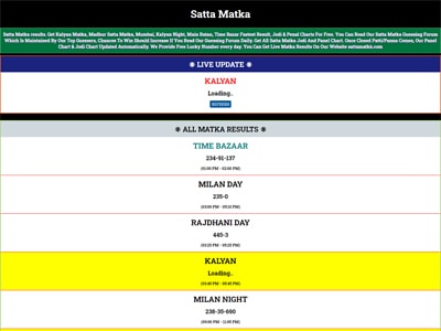 Gm Day Panel Chart.php, Satta Matka